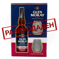 Whisky Glen Moray Sherry Cask Finish + 2 glasses 700ml 40%