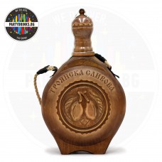 Ракия Стара Троянска Сливова 7 годишна в дървена бъклица 500ml 42%