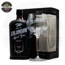 Джин Premium Colombian Aged Gin Dictador Treasure 700ml 43% с чаша