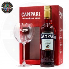 Вермут Campari 700ml 25% с копа чаша