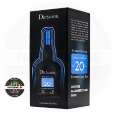 Ром Dictador 20 Years Old 700ml 40% с кутия