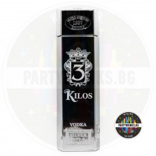 Водка 3 Kilos silver 1.0L 40%