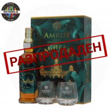 Уиски Amrut Bagheera 700ml 46% с 2 чаши