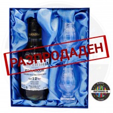 Уиски Edradour Caledonia 12 Years Old 700ml 46% с 2 чаши