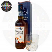 Уиски Talisker 10 Years Old 700ml 45.8% с чаша