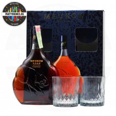Коняк Meukow VSOP Superior 700ml 40% с 2 чаши