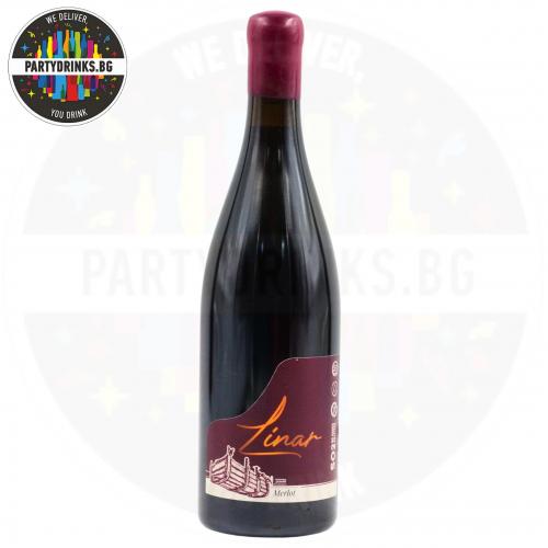 Червено вино Linar Merlot SO2 free 750ml 14%