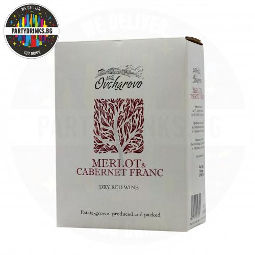 Червено вино Villa Ovcharovo Bordo Merlot & Cabernet Franc 3.0L 14% Bag in Box