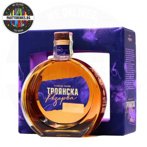 Ракия Троянска Сливова Златна Резерва 700ml 43%