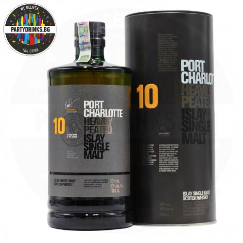 Уиски Bruichladdich Port Charlotte Scottish Barley Heavily Peated Islay 1.0L 50%