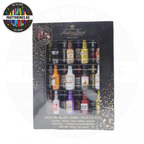 Шоколадови бонбони Anthon Berg Chocolate Liqueurs 24 броя 375g