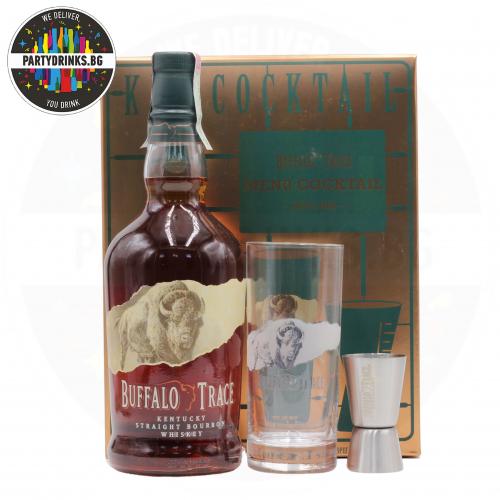 Бърбън Buffalo Trace 700ml 40% с чаша и мерилка