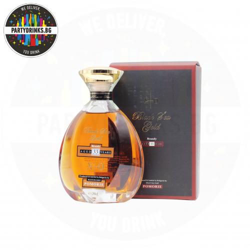 Бренди Поморие Черноморско злато XO 33 Years Old 200ml 42%