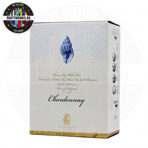 Бяло вино Rakovina Chardonnay 3.0L 13% Bag in Box
