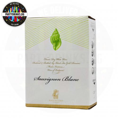 Бяло вино Rakovina Sauvignon Blanc 3.0L 12.5% Bag in Box