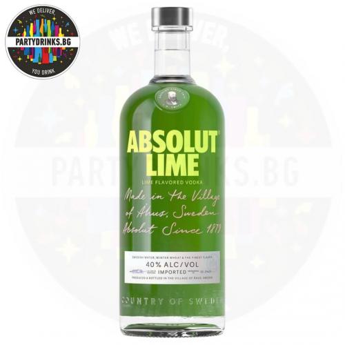 Водка Absolut Lime 1.0L 40%