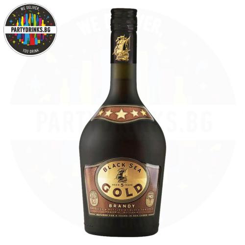 Бренди Поморие Черноморско злато 5 Years Old 700ml 40%