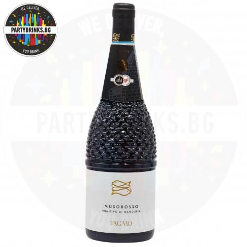 Червено вино Tagaro Primitivo di Manduria Musorosso Puglia 750ml 15%