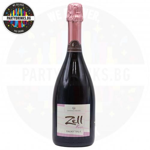Пенливо вино Zell Rose Trento Brut DOC 750ml 12.5%